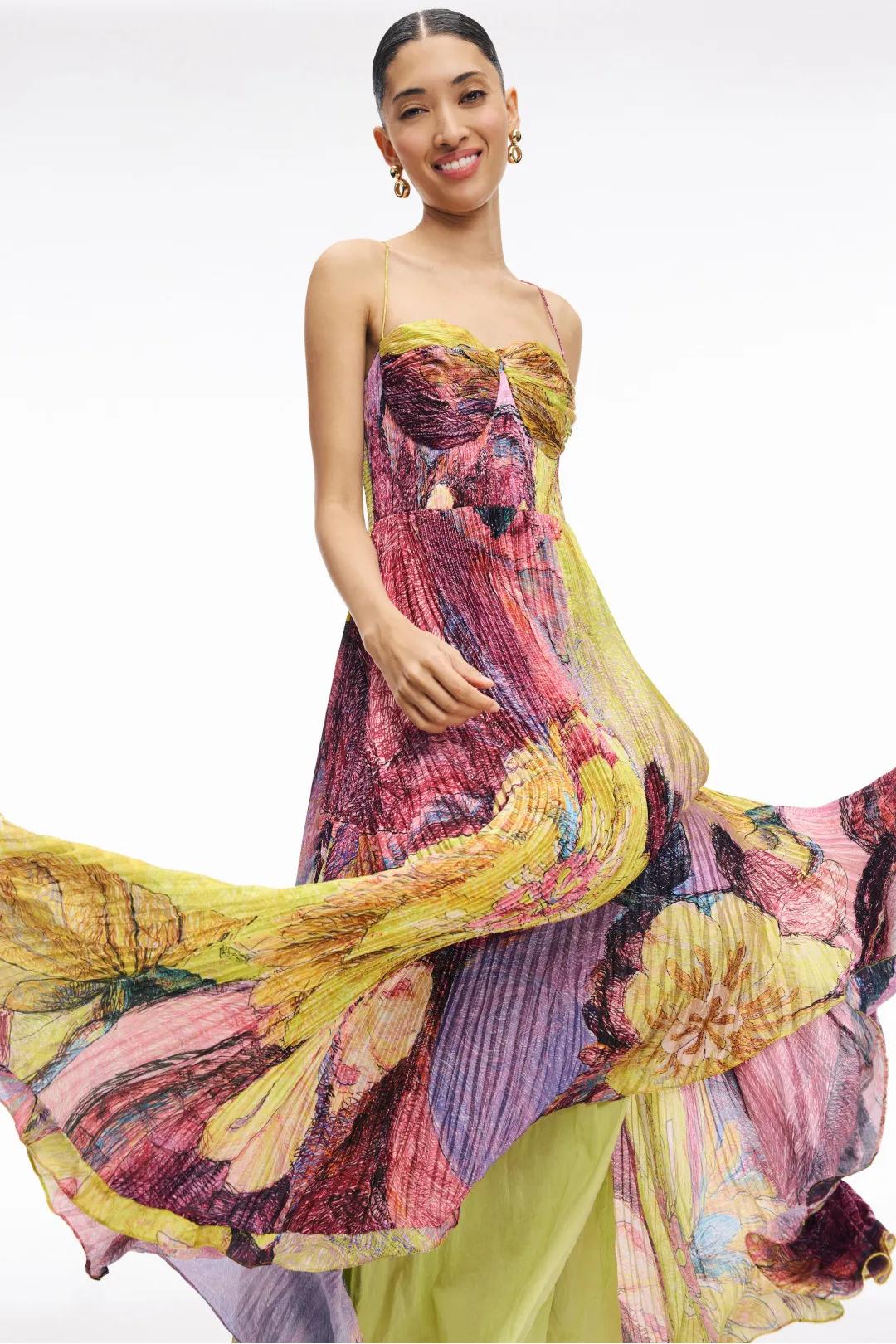 Vestido Longo Kiara Bloom