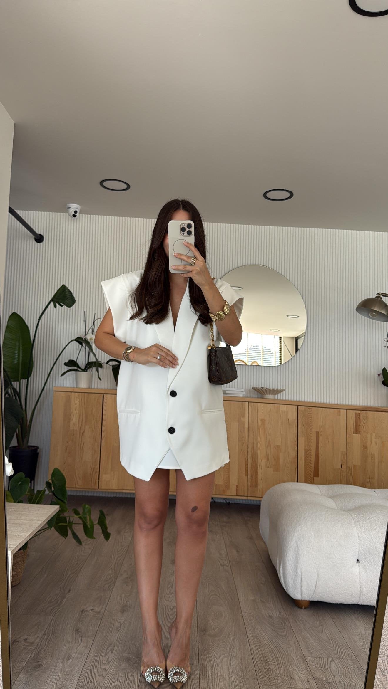 Conjunto De Blazer Dress Duda Branca