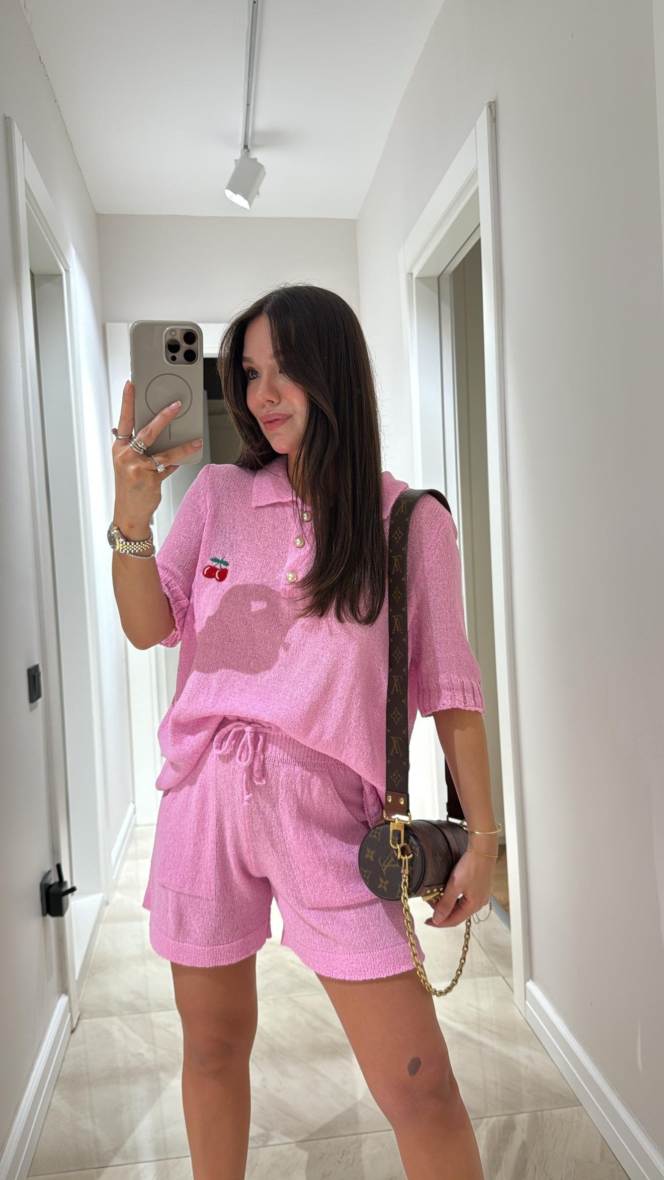 Conjunto Cherry Malibu Rosa