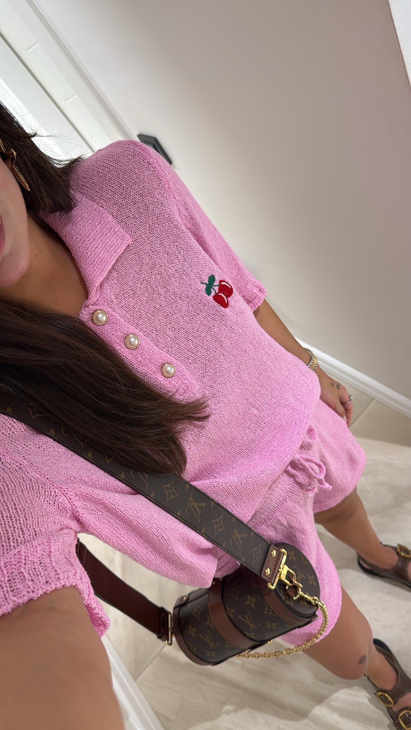 Conjunto Cherry Malibu Rosa