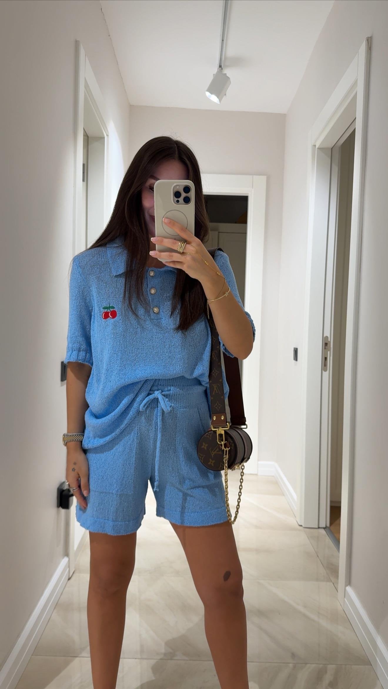 Conjunto Cherry Malibu Azul