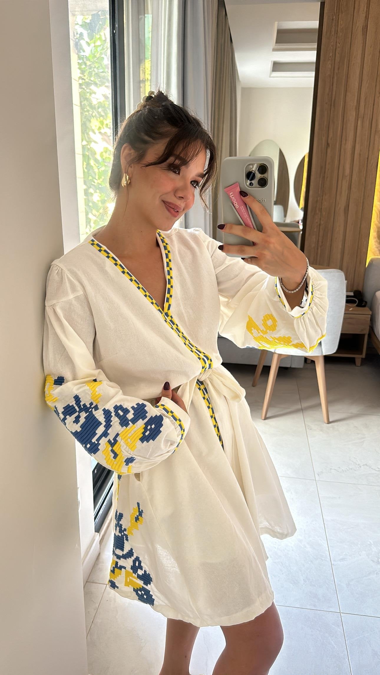 Vestido Bordado Riviera