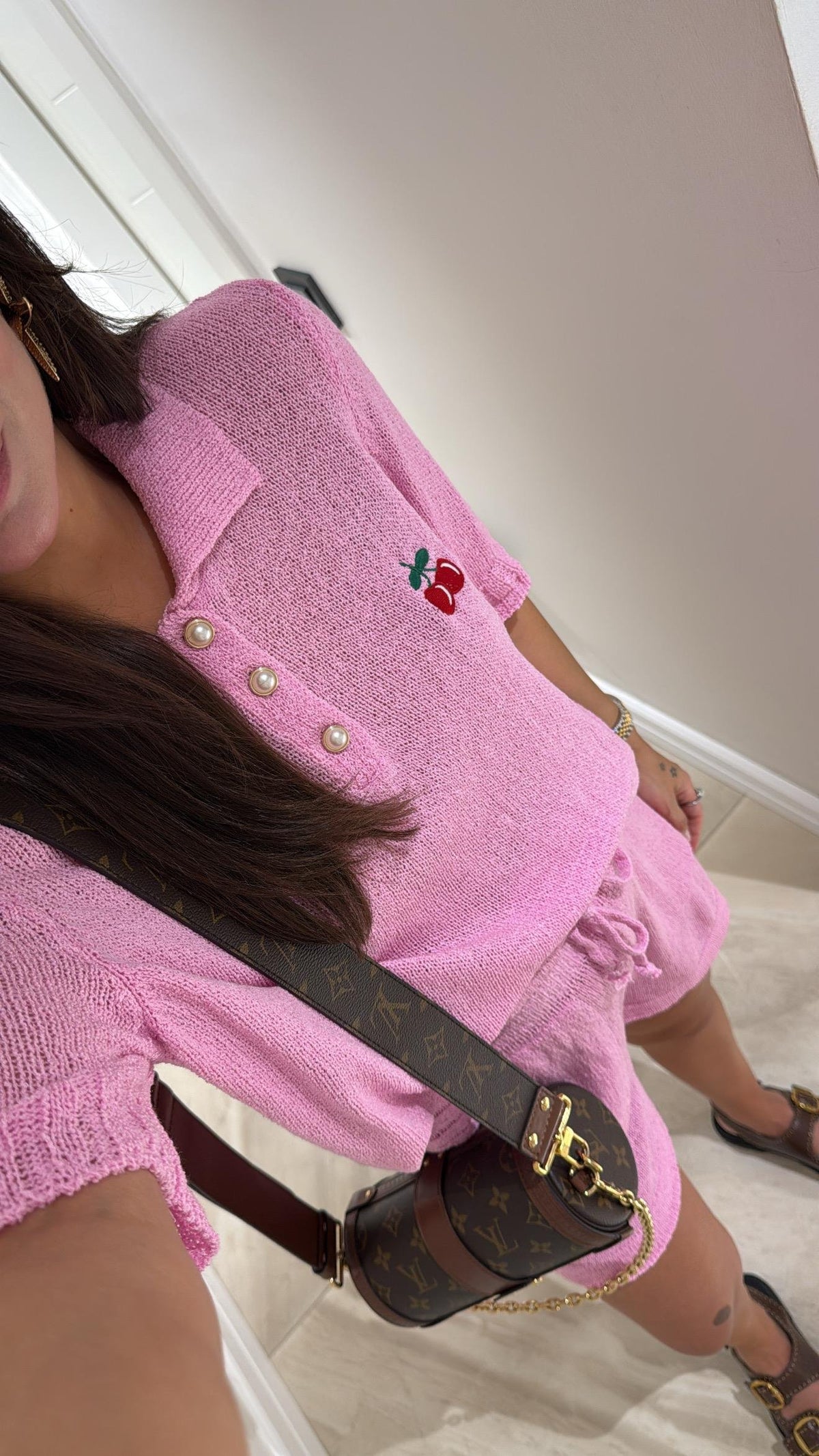 Conjunto Cherry Malibu Rosa