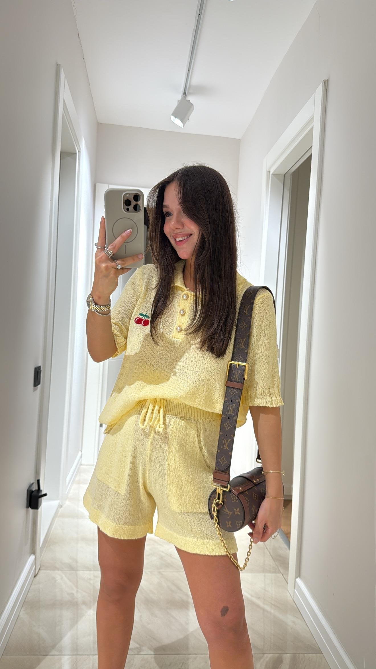 Conjunto Cherry Malibu Amarelo