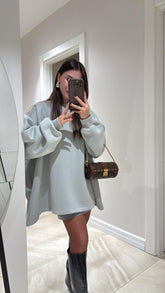 Vestido Moletom Oversized Jolie