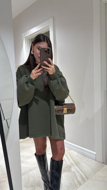 Vestido Moletom Oversized Jolie